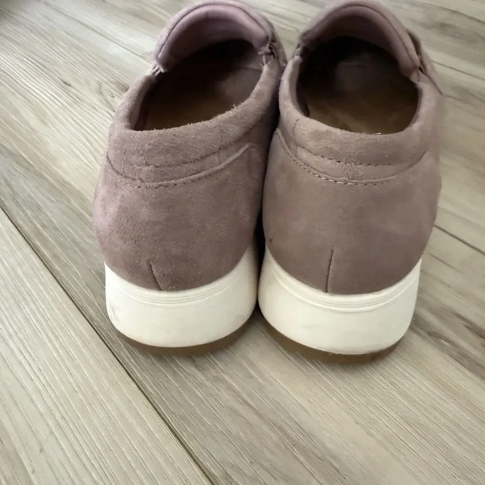 Clarks Womens Zylah May Loafer - Mauve Suede Size 11 - Picture 5 of 7